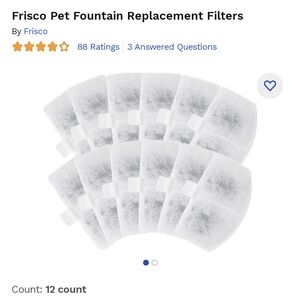 9 Frisco Pet Fountain Replacement Filters